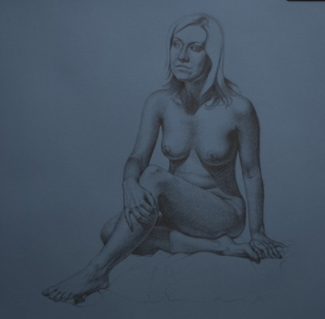 Figurative Drawing In Progress